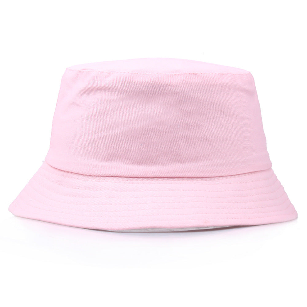 Wholesale Pure Cotton Solid Color Embroidered Logo Bucket Hat